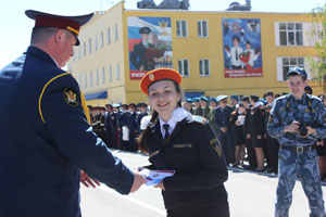 Состоялся парад военно-ориентированных классов школ Рязанщины