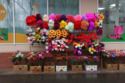 В Дашково-Песочне Рязани прошёл рейд по продавцам искусственных цветов