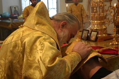 Архиепископ Рязанский и Касимовский Павел совершил Божественную литургию день памяти мучеников и исповедников Гурия, Самона и Авива