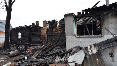 Появились подробности пожара в Сасовском районе, где погиб человек