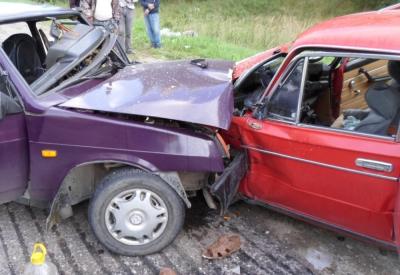 Отечественные автомобили столкнулись в Касимовском районе