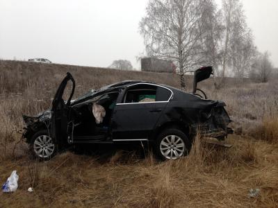 На трассе Рязань–Спасск погиб молодой водитель Volkswagen Passat