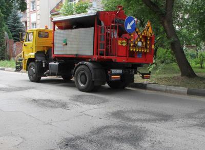 В Рязани залатали ямы ещё на пяти участках улично-дорожной сети