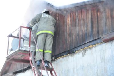 На улице Базарной Рязани случился пожар в жилом доме