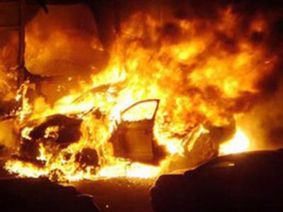 Ночью в Рязанской области горели четыре автомобиля
