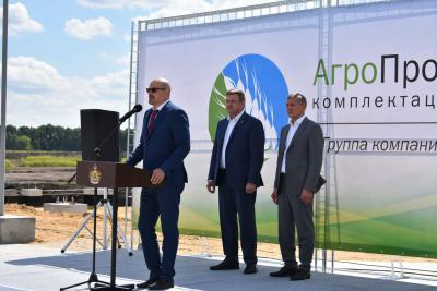 Россельхозбанк: В Рязанской области заложен первый камень нового элеватора
