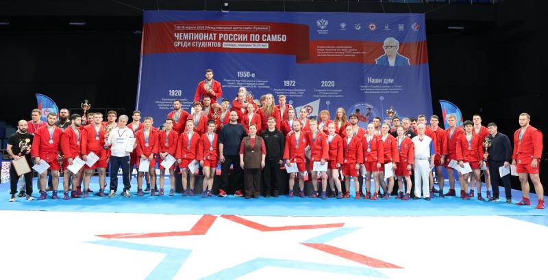 Рязанские самбисты завоевали медали студенческого чемпионата России
