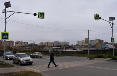 В Рязанском регионе по нацпроекту оборудовали 123 пешеходных перехода