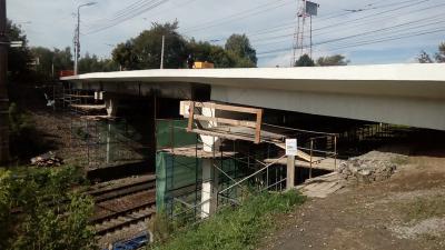 Ремонт моста на улице Есенина идёт по графику, движение откроется к 1 сентября