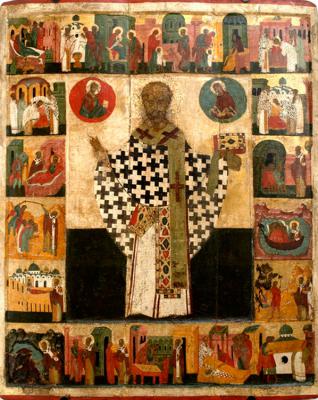 На иконе в рязанском музее проявился лик святителя Николая