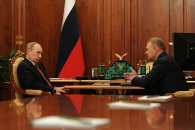 Владимир Путин и Олег Ковалёв