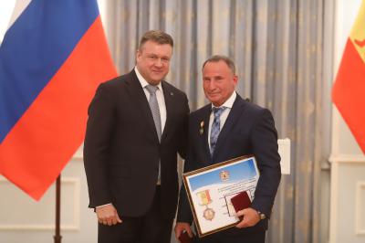Георгий Свид награждён знаком «За заслуги перед Рязанской областью»