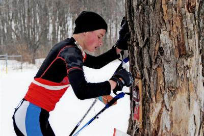 Клепиковские школьники лучше других в области ориентируются на лыжах