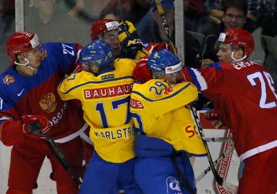 Игроки ХК «Рязань» в составе российской молодёжки сыграли выставочный матч со шведами