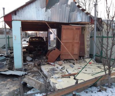 Под Ряжском взрыв бытового газа выбил две стены гаража