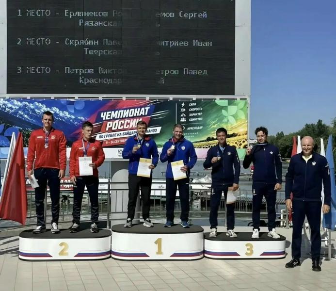 Рязанцы завоевали медали чемпионата России по гребле