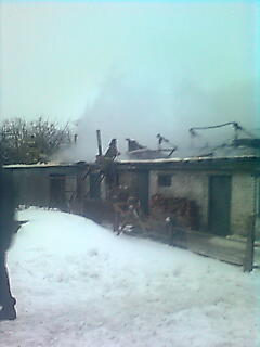 За день в Рязанской области сгорели жилой дом, хозпостройка и кабина «Газели»