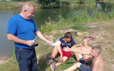 В рязанском пруду дети купались без сопровождения родителей
