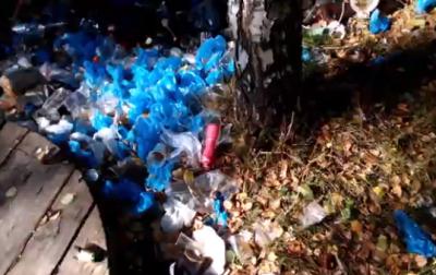 Администрация убрала свалку мусора возле лицея №52 в Приокском