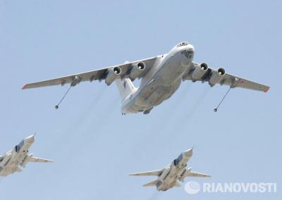 Рязанский самолёт дозаправил российские истребители прямо в воздухе