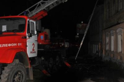 Ночью в Клепиковском районе сгорел дом