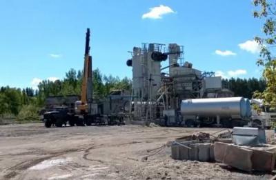 Под Касимовым демонтируют асфальтобетонную установку