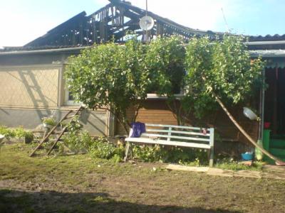 В Пронском районе сгорел двухквартирный жилой дом