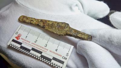 В Рязани нашли древний миниатюрный нож