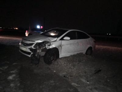 Под Рязанью Hyundai Solaris врезался в «девятку», пострадала девушка