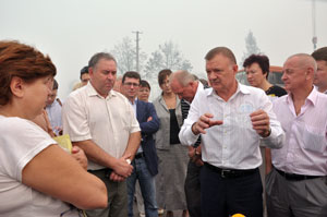 Губернатор Рязанской области посетил Криушу и Поляны