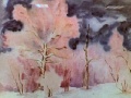 Розовые деревья из серии «Старая Ладога» title=
