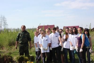 Студенты РязГМУ приняли участие в лесовосстановительных работах