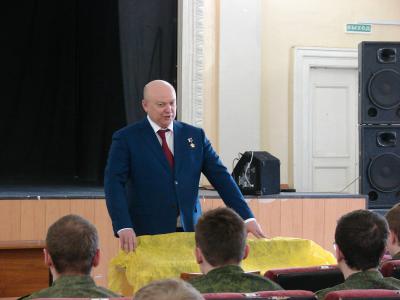 Андрей Красов встретился с курсантами военной кафедры РГРТУ