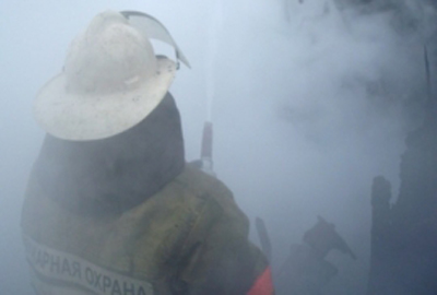 На пожаре под Скопином спасли человека