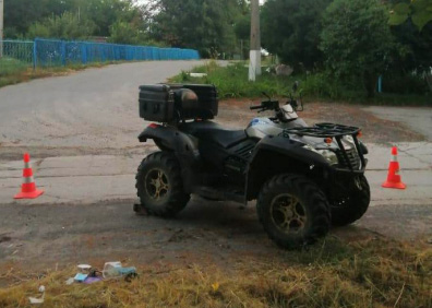 В Путятино пострадал водитель опрокинувшегося квадроцикла