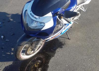 На Ряжском шоссе в Рязани «Соболь» столкнулся с мотоциклом