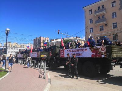 В Рязани проходит мобильный парад