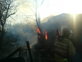В Клепиковском районе сгорел жилой дом