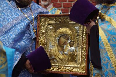Рязанцы отметили престольный праздник Казанского монастыря