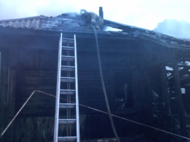 В Сасово сгорел жилой дом, пострадали несколько человек