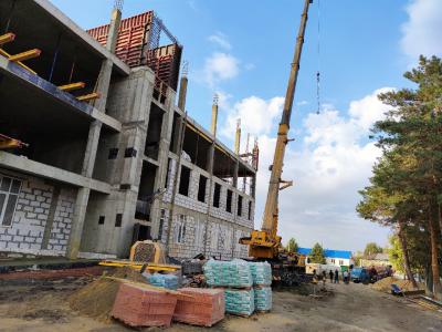 В новой школе в Сасово строят третий этаж