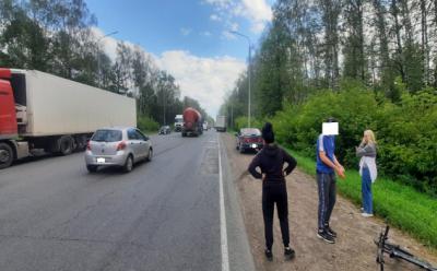 На Южной окружной дороге Рязани фура сбила подростка-велосипедиста