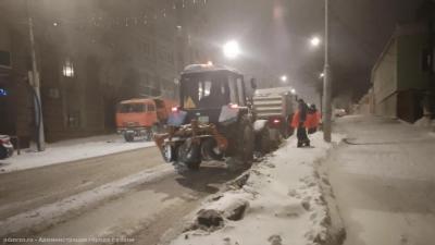 Во время сильных снегопадов в уборке Рязани задействуют больше техники и людей