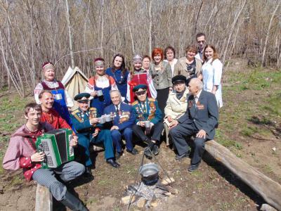 Рязанским ветеранам накрыли «Фронтовую поляну»