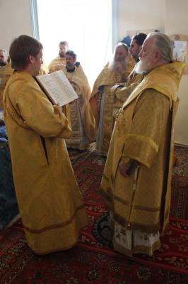 Архиепископ Рязанский и Касимовский Павел совершил Великое освящение придела в Успенском храме Сасовского района