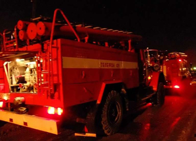 На ночном пожаре в центре Рязани пострадал человек