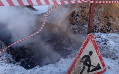 В Рязани произошла очередная авария на теплотрассе
