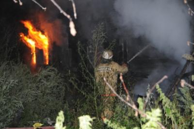 На Рязанщине случился пожар в бывшем детском саду