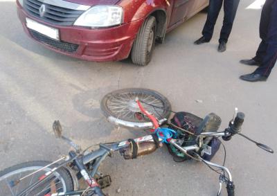 В Канищево Renault Duster сбил  велосипедиста