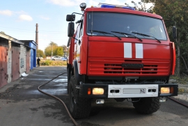 Audi-80 сгорела в Александро-Невском